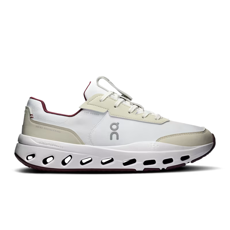 On The Roger Wildcard Men's Shoes - Ivory Maroon