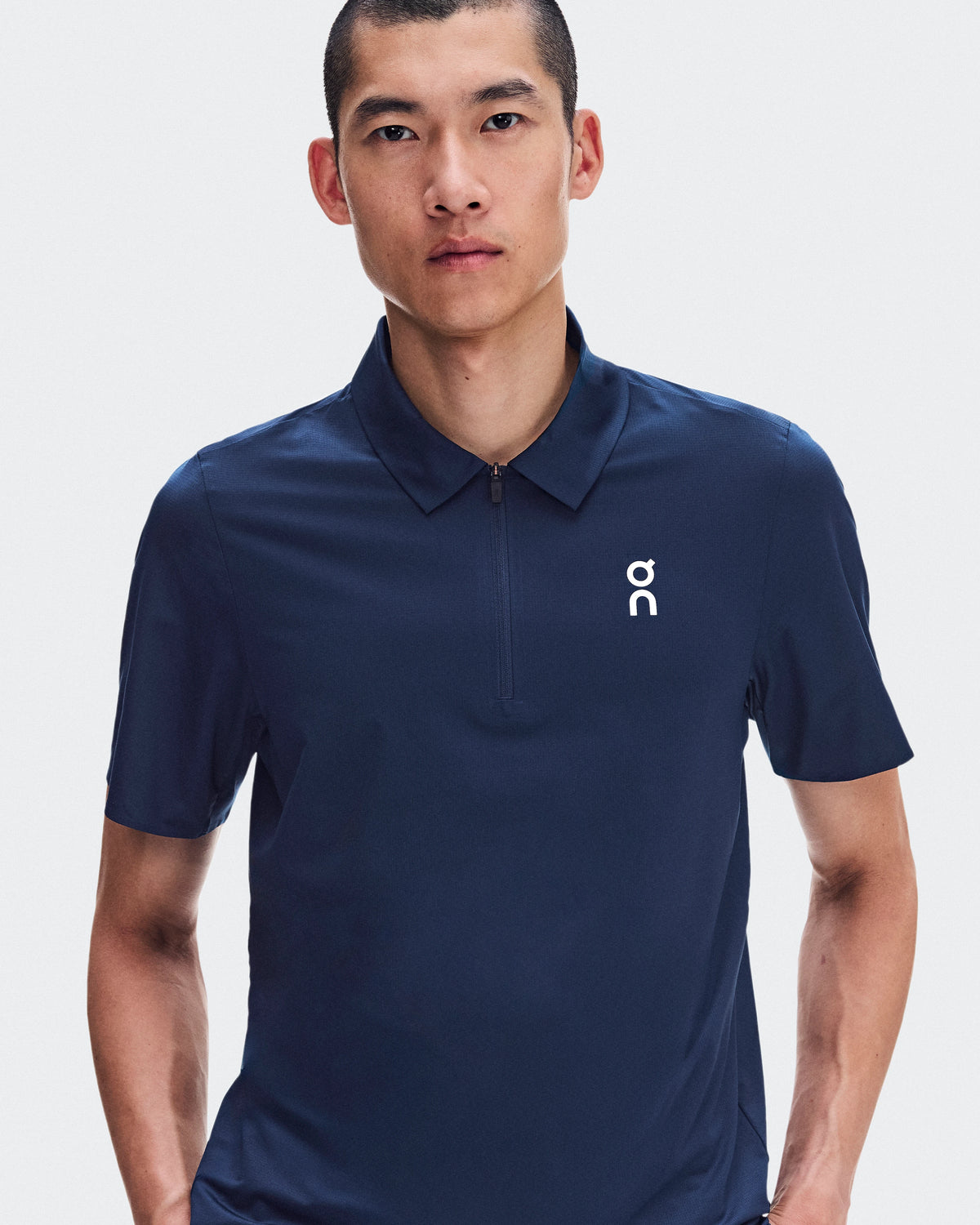 On Men's Court Polo Inkwell – official product gallery image 2