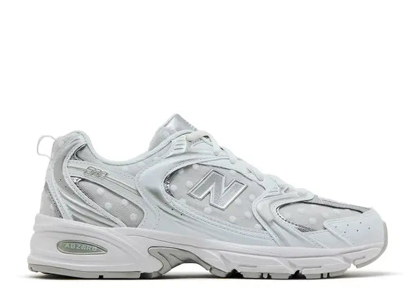 New Balance 530 Silver Metallic Polka Dots