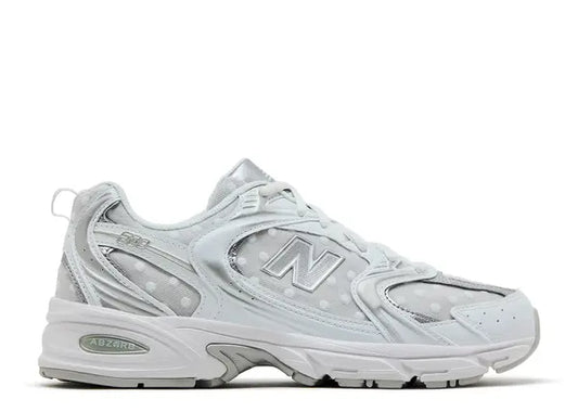 New Balance 530 Silver Metallic Polka Dots