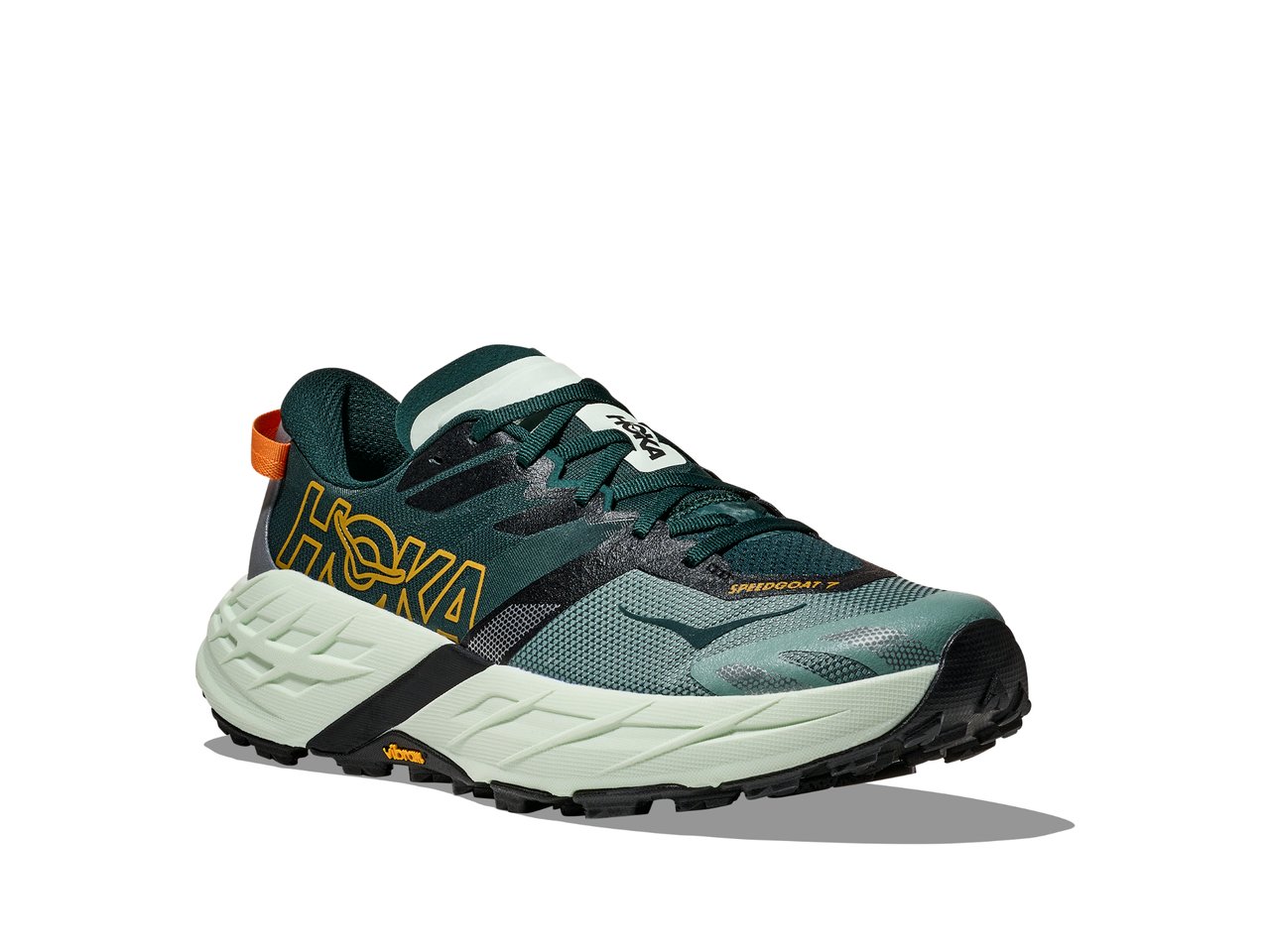 HOKA Speedgoat 7 Men's Trail Running Shoes - Bay Leaf / Sea Glass - Image 6