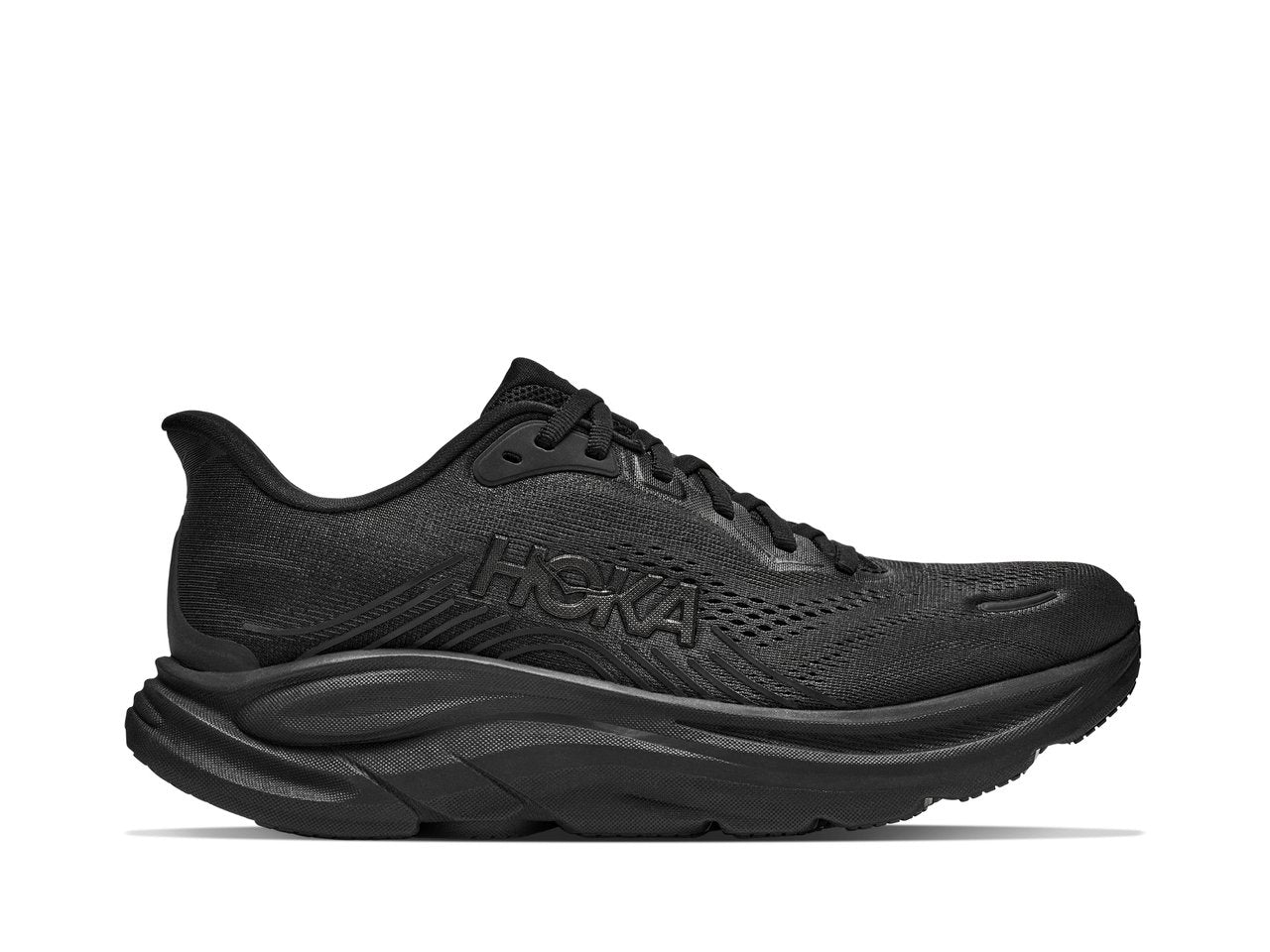 HOKA Clifton 11 Men's Running Shoes - Black / Black