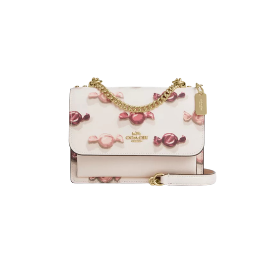 Coach Mini Klare Crossbody Bag in Signature Canvas With Candy Print