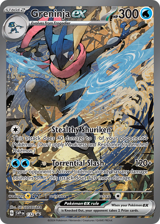 Greninja ex 132 Pokemon card