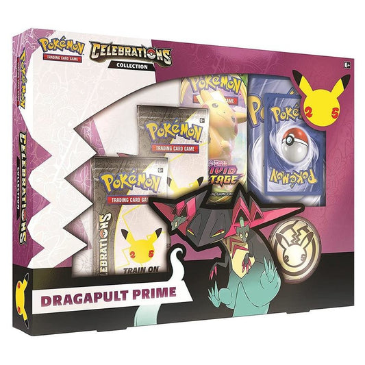 Pokémon TCG Celebrations Collection Dragapult Prime Box (Factory Sealed)