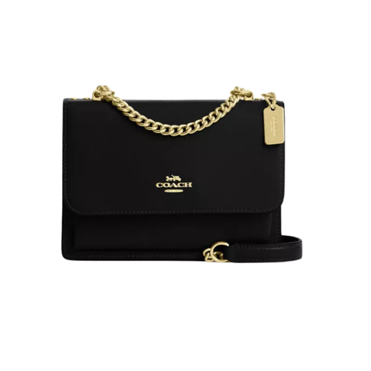 Coach Mini Klare Crossbody Bag in Signature Canvas – Black/Gold