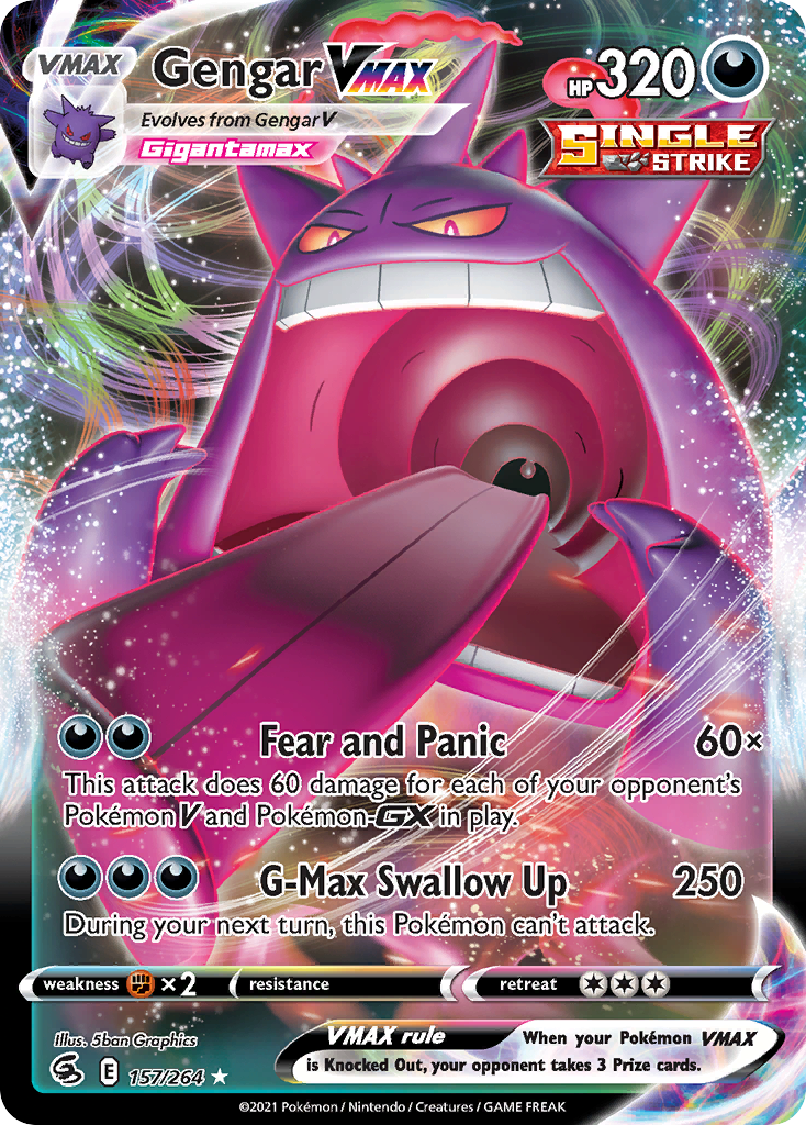 Gengar VMAX 157/264 Pokemon card