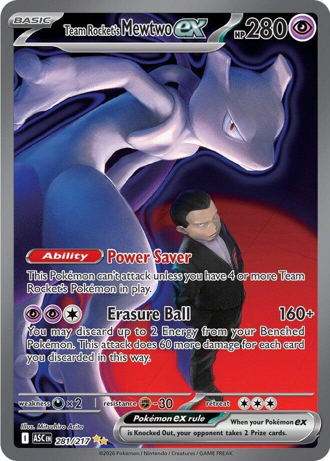 Team Rocket's Mewtwo ex 281/217 – Ascended Heroes SIR