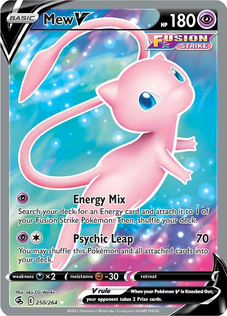 Mew V 250/264 – Fusion Strike