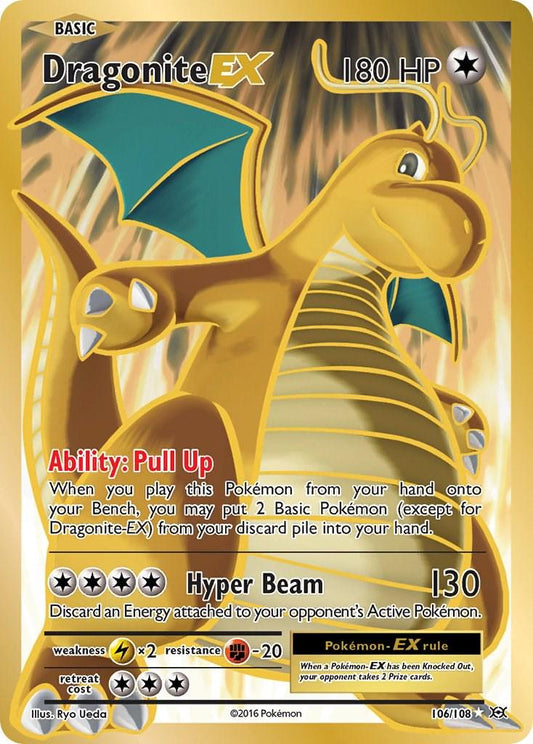 Dragonite ex 106 – Near Mint Raw Pokémon Card