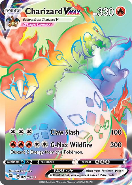 Charizard VMAX 074/073 – Near Mint Raw Pokémon Card