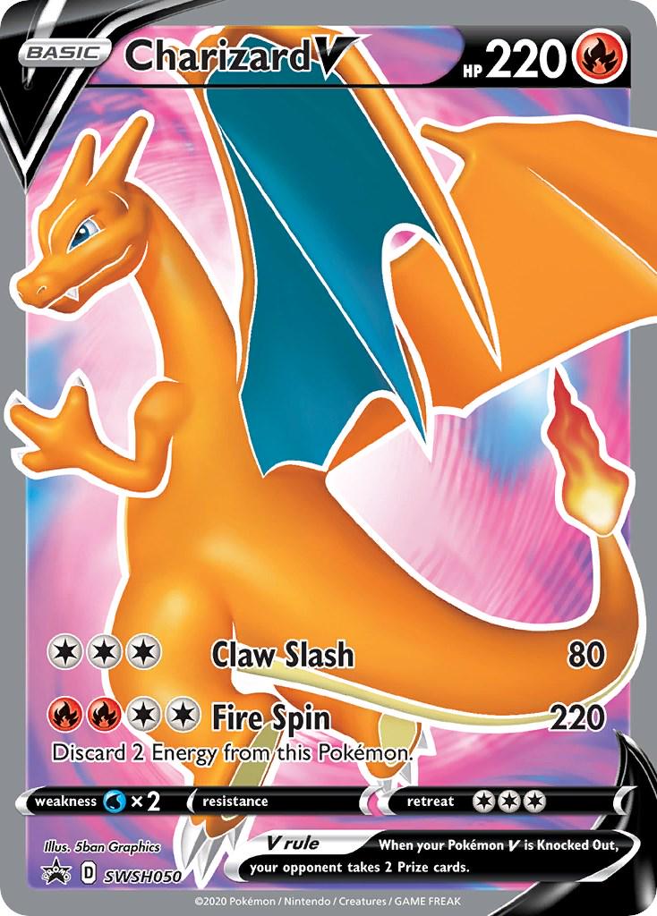 Charizard V SWSH050 Black Star Promo (Sealed)