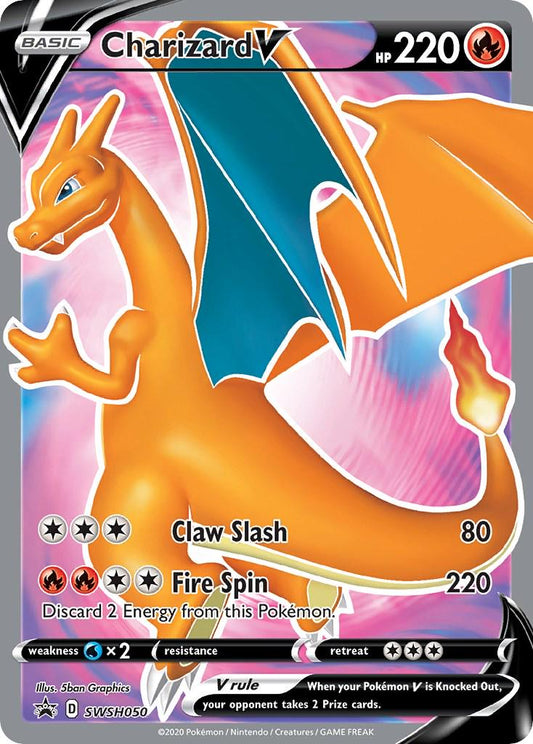 Charizard V SWSH050 Black Star Promo (Sealed)