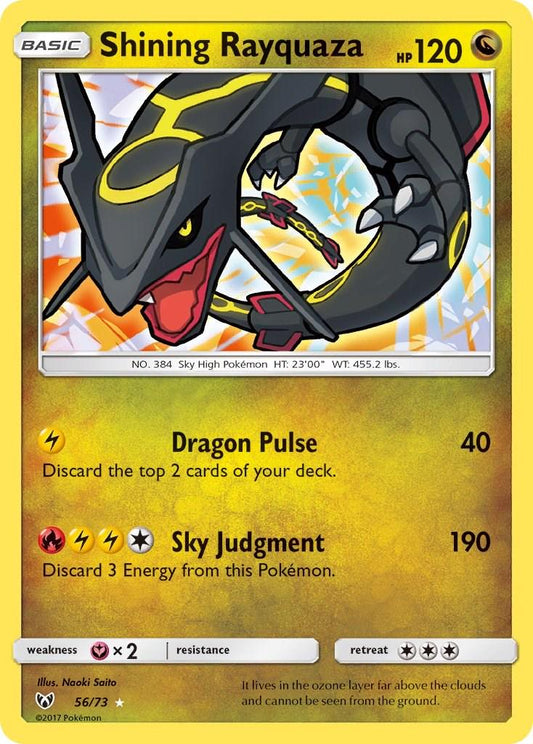 Shining Rayquaza 56/73 – Shining Legends | English | Ready to Ship
