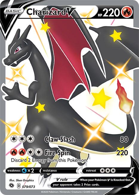Pokemon TCG Charizard V 079/073 Champions Path Near Mint