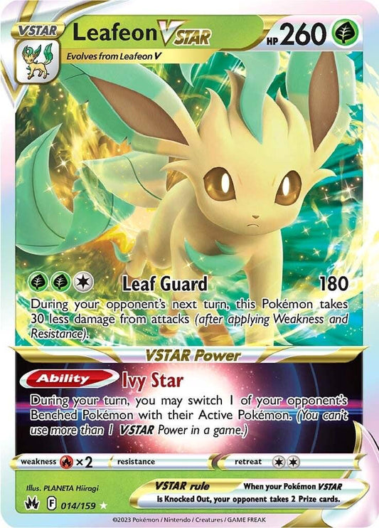 PSA 10 Pokémon TCG Leafeon VSTAR 014/159  – Crown Zenith / Galarian Gallery