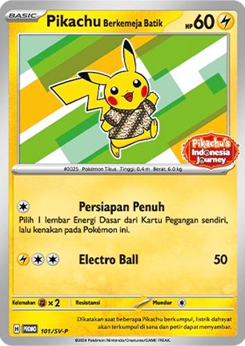 Pikachu 101/SV-P – Near Mint Raw Pokémon Promo Card