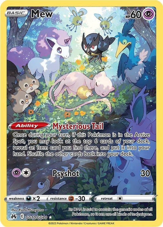 PSA 9 Mint Mew GG10/GG70 – Crown Zenith Galarian Gallery