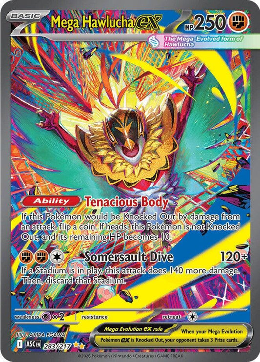 Mega Hawlucha ex 283/217 - Ascended Heroes - Near Mint