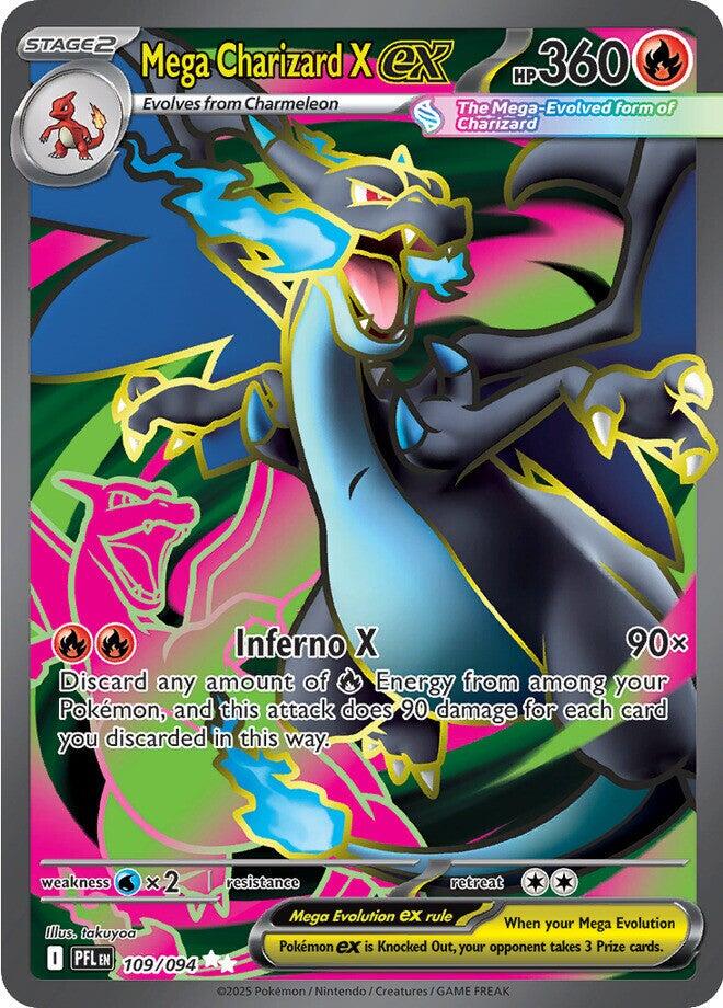 Mega Charizard X ex 109/094 – Phantasmal Flames