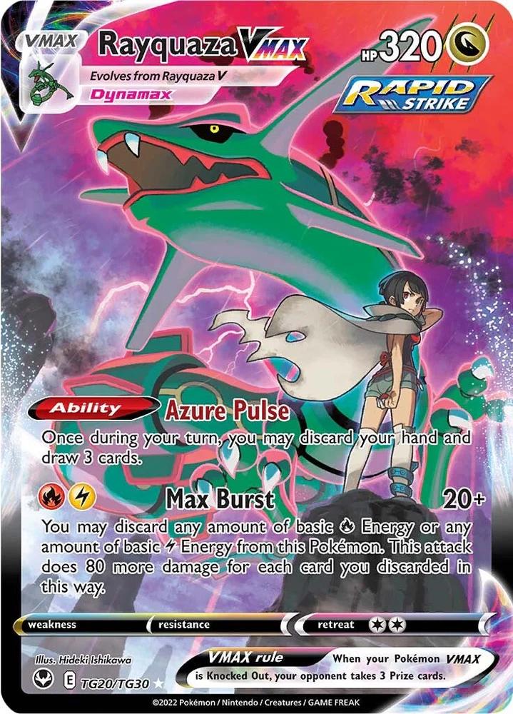 PSA 10 Pokémon TCG Rayquaza VMAX TG20/TG30  Gem Mint