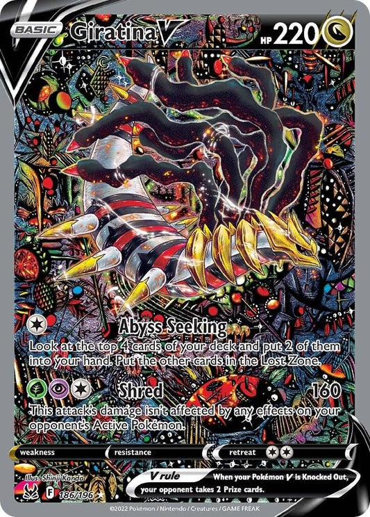 Giratina V 186/196 Lost Origins (Read Description)