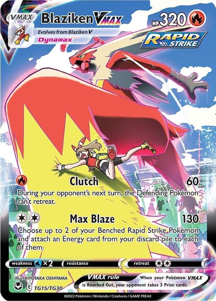 Blaziken VMAX TG15/TG30 – Silver Tempest