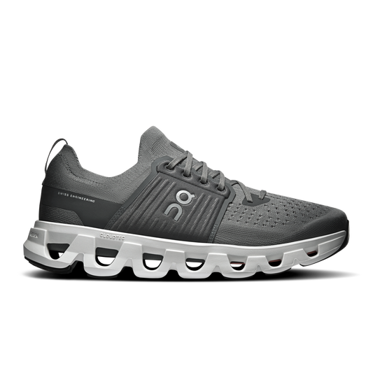 On Cloudswift 4 - Men's Everyday Running Shoe - Rock / White