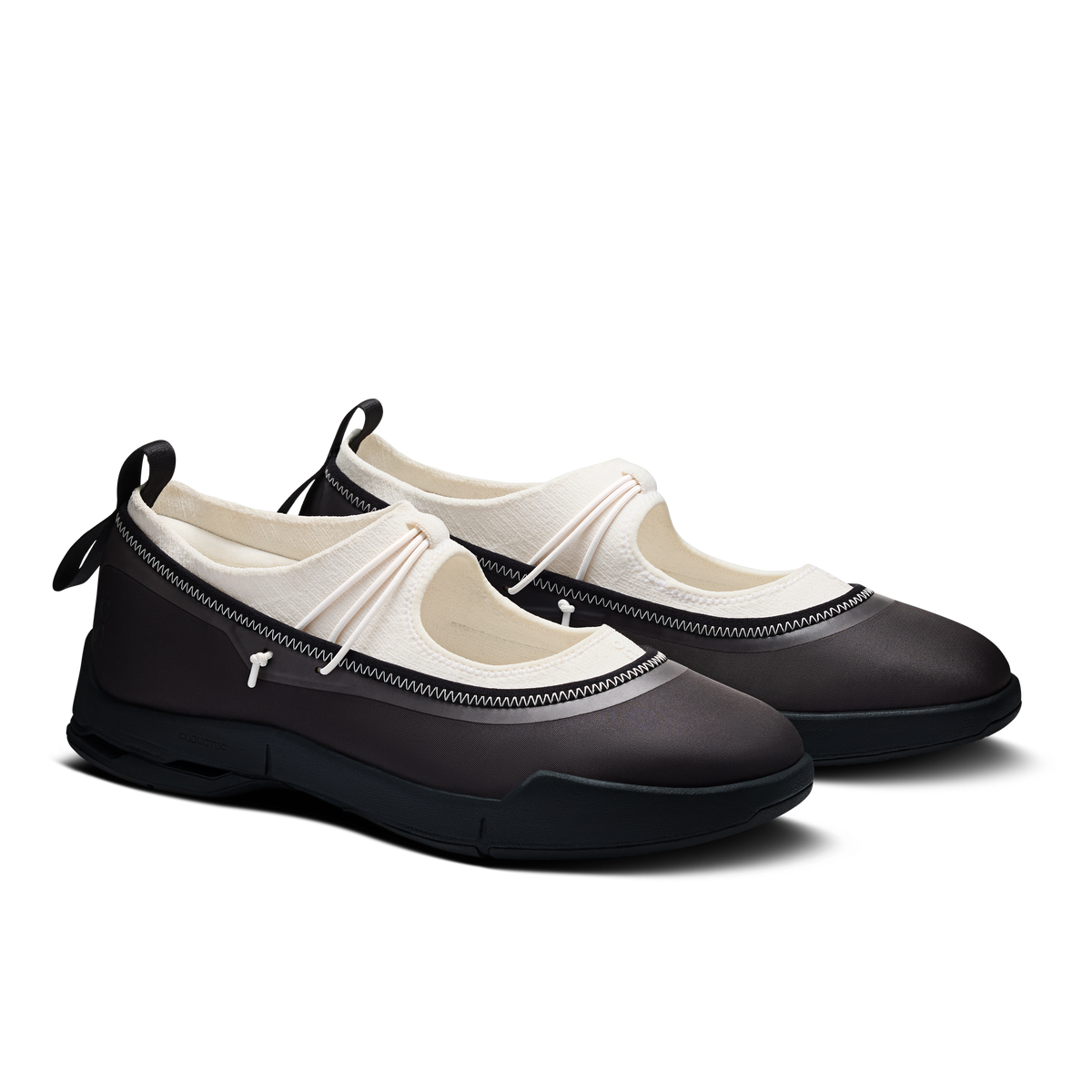 On Cloudnova Moon Mary Jane – Black | Ivory