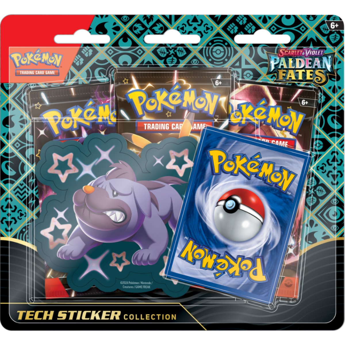Pokémon TCG: Scarlet & Violet 4.5 – Paldean Fates Tech Sticker Blister (Single Pack)