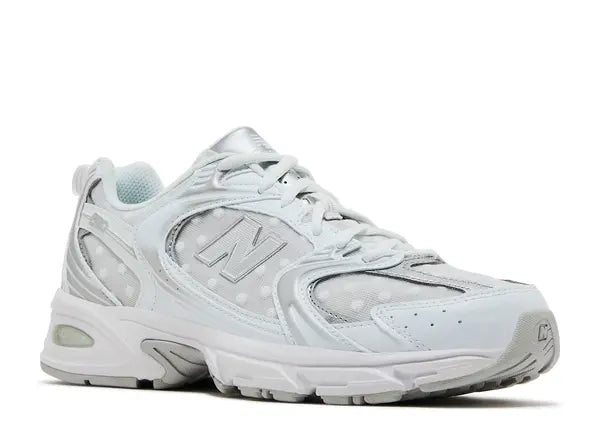 New Balance 530 Silver Metallic Polka Dots