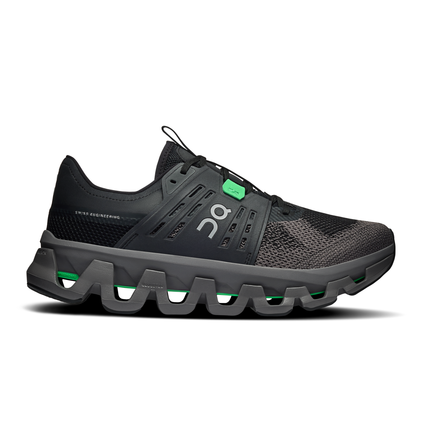 On Cloudswift Amp - Men's High Cushioned All-Day Shoe - Eclipse / Rock