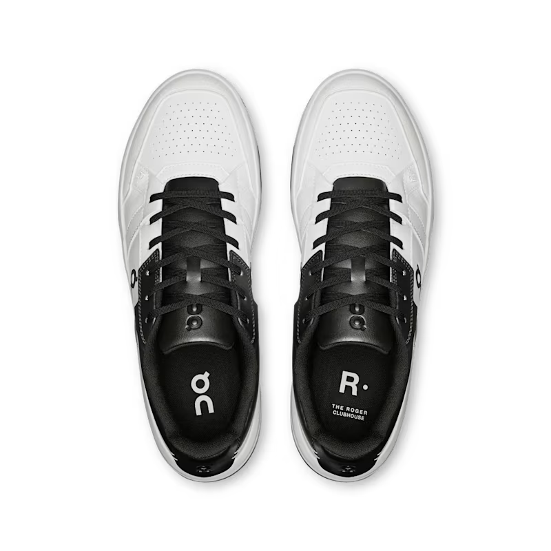 On THE ROGER Clubhouse Men's Shoes - White Midnight