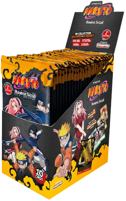Naruto Mythos TCG Set 1 Konoha Shido 2nd Edition Booster Box