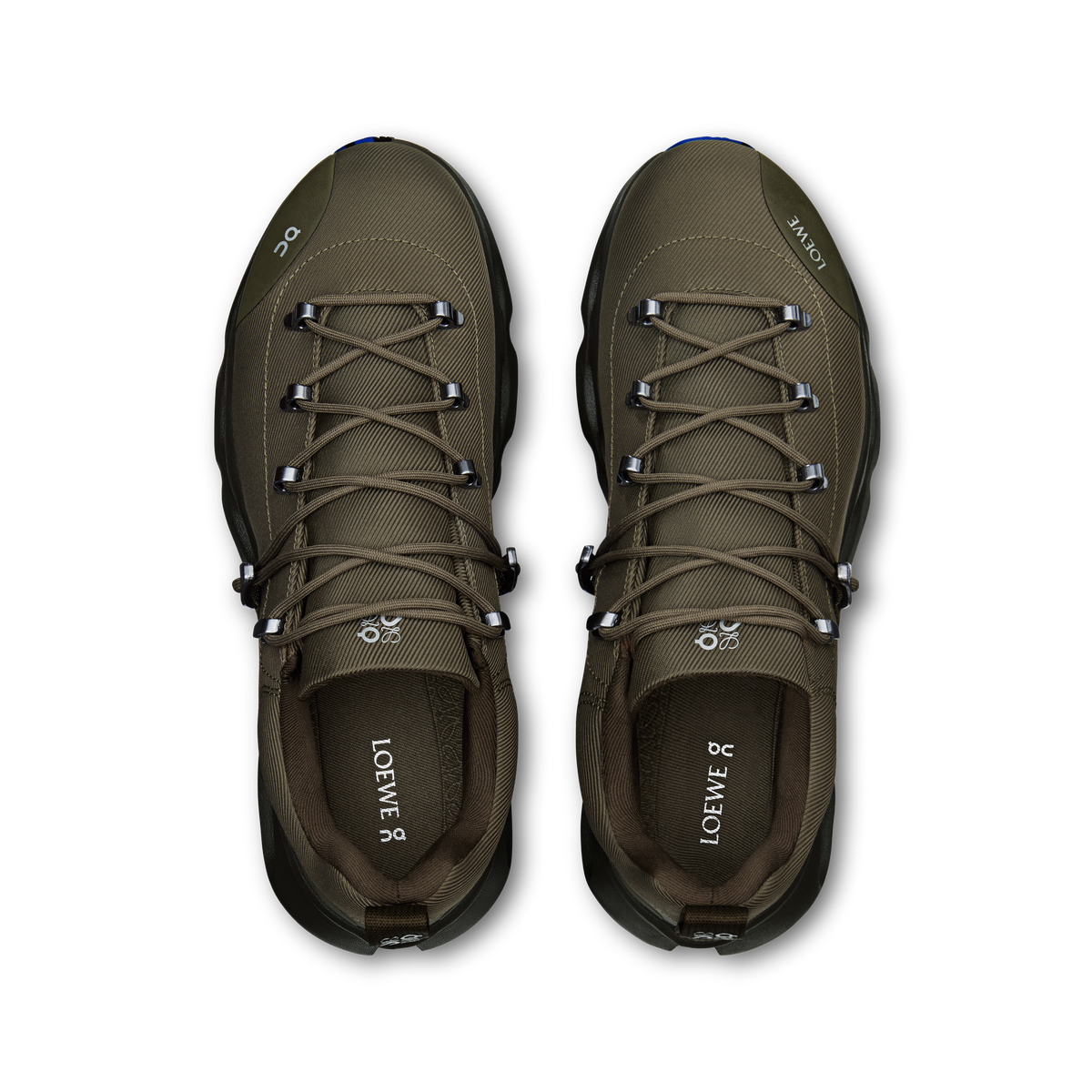 On × LOEWE Cloudsolo Hiker men's Dark Khaki shoe – official gallery image 2