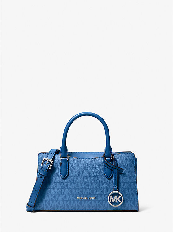 Michael Kors Arden Small Signature Logo Messenger Bag|Galaxy Blue