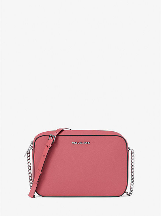 Michael Kors Jet Set Large Saffiano Leather Crossbody Bag