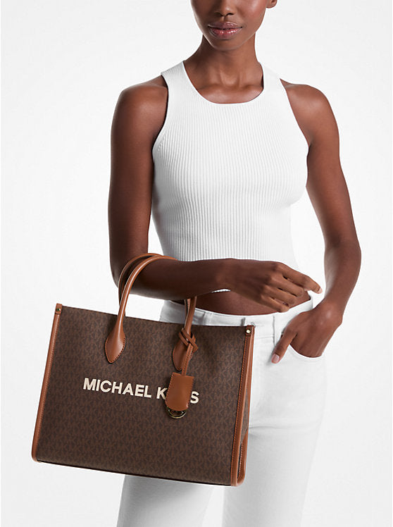 Mirella Medium Logo Tote Bag