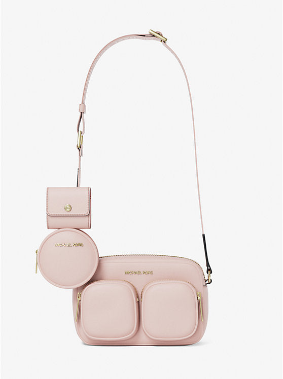 Michael Kors Jet Set Travel Medium Leather Messenger Bag