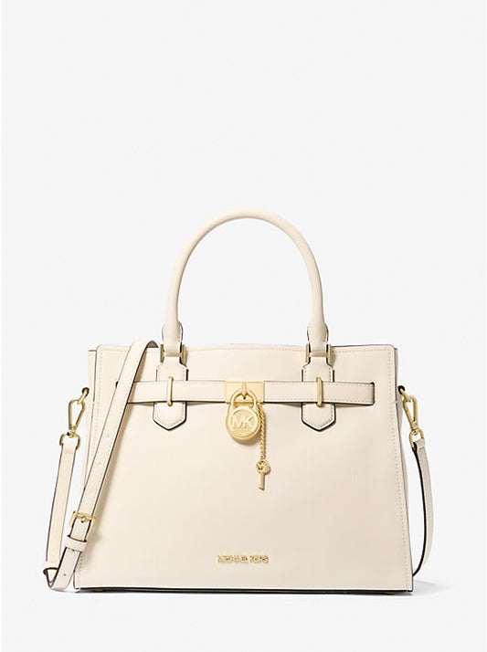 Michael Kors Hamilton Medium Leather Satchel