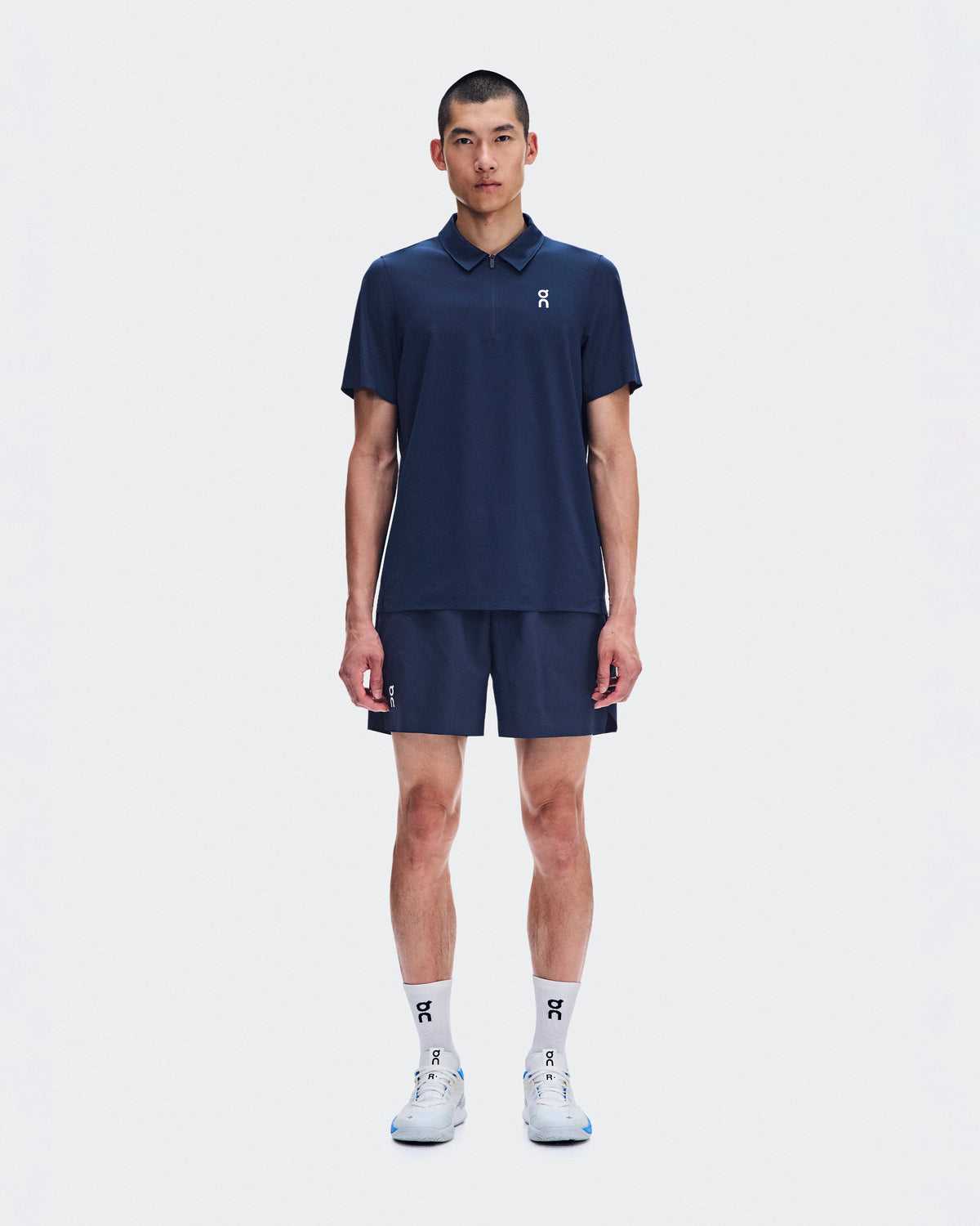 On Men's Court Polo in Inkwell