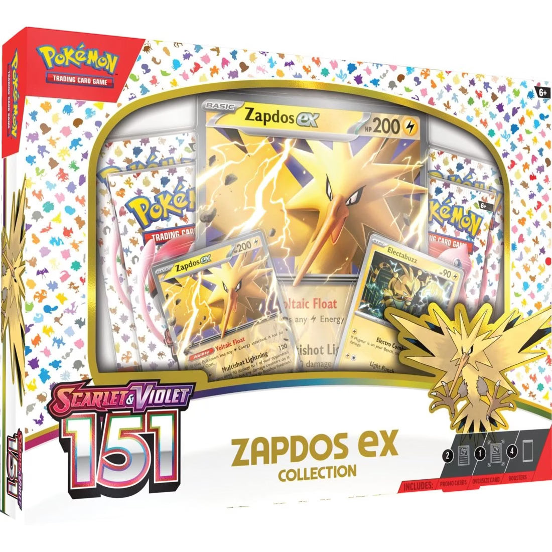 Pokémon TCG: Scarlet & Violet – 151 Zapdos ex Collection