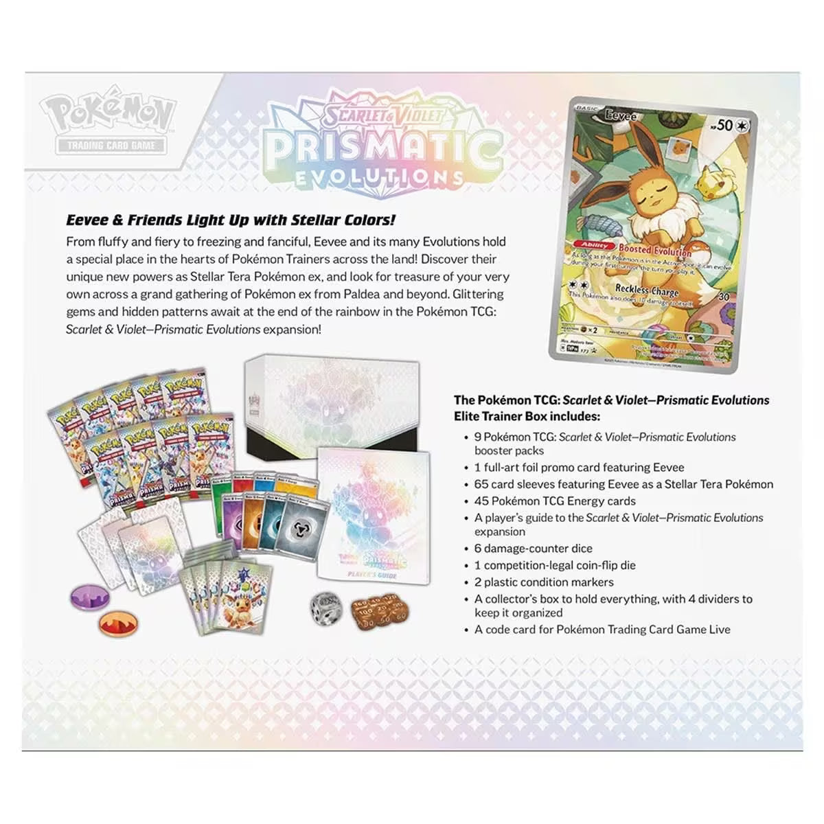 Pokemon TCG Prismatic Evolutions Elite Trainer Box