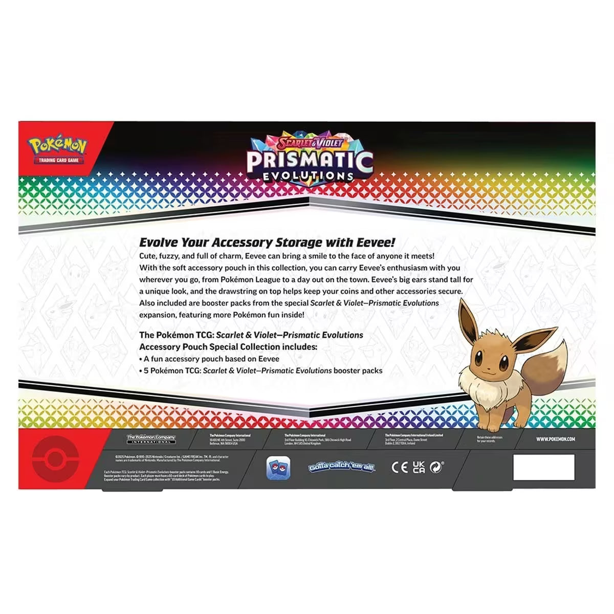 Pokémon TCG: Scarlet & Violet — Prismatic Evolutions Accessory Pouch Special Collection
