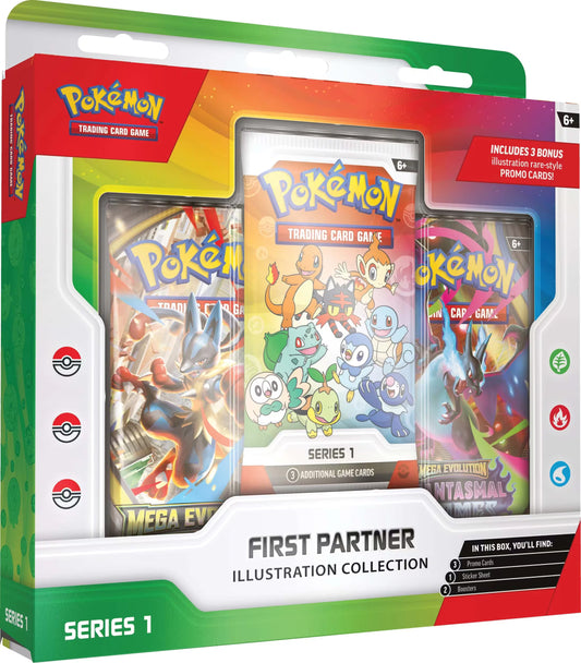 Pokémon TCG: First Partner Illustration Collection Box