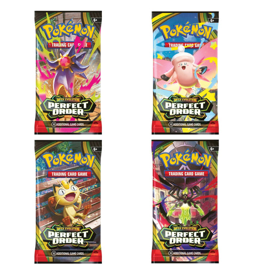 Pokémon TCG Mega Evolution Perfect Order Booster Display assorted pack artwork