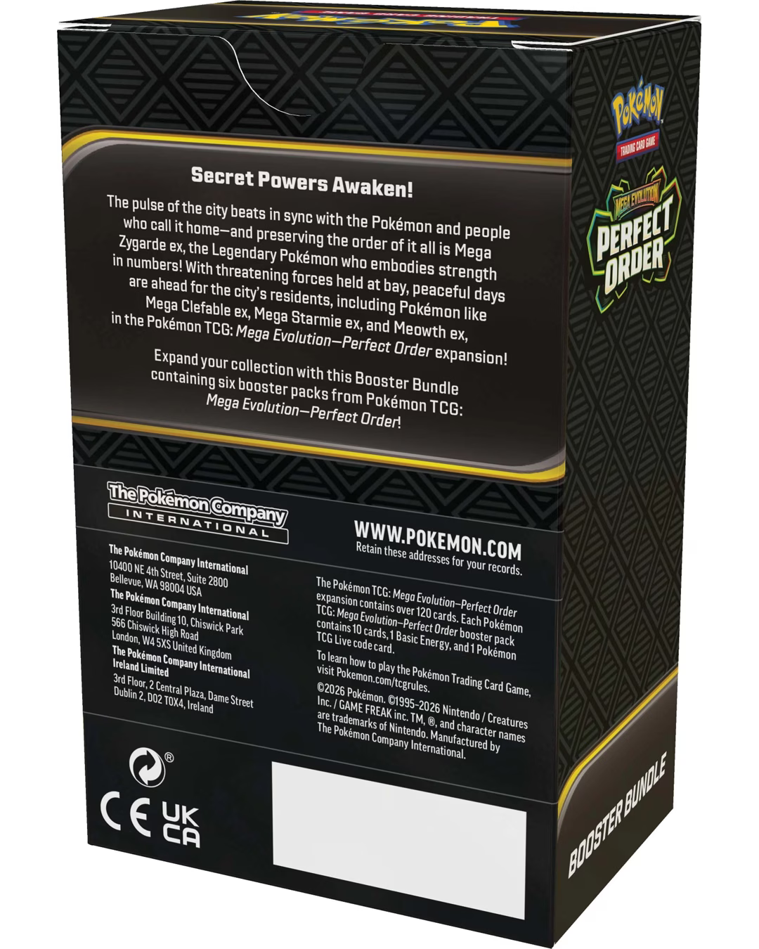 Pokémon TCG Mega Evolution Perfect Order Booster Bundle