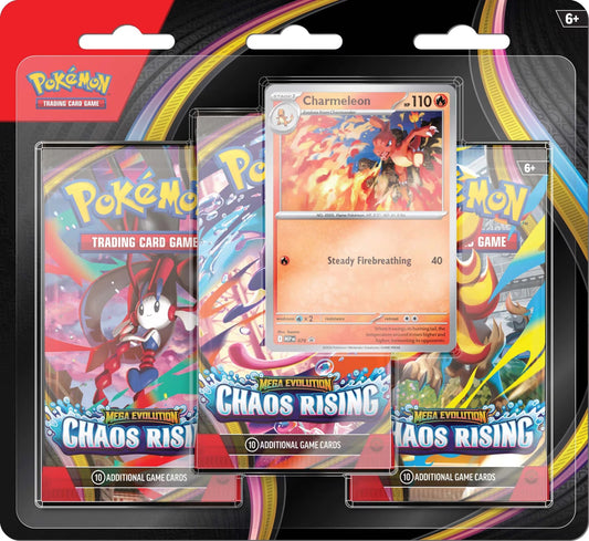 Pokemon TCG Chaos Rising 3 Pack Blister