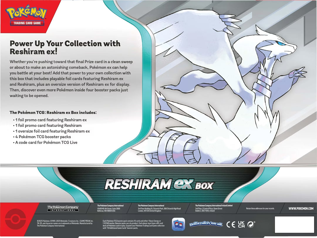 Pokemon TCG: Reshiram ex Box Pack