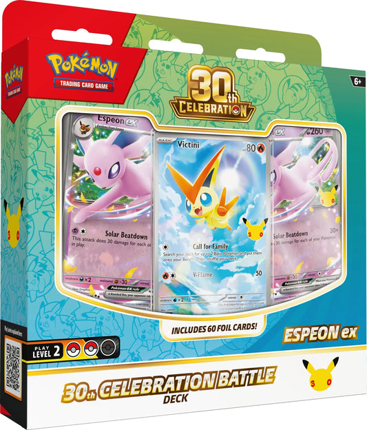 Pokemon TCG: 30th Celebration Battle Deck Assorted (Pre-Order)